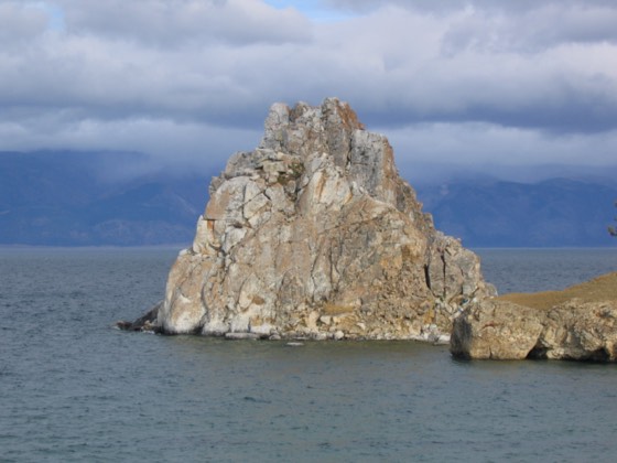 Shamanka Rock, Cape Burkhan, up close